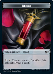 Blood // Spirit (003) Double-Sided Token [Innistrad: Crimson Vow Tokens] | Shuffle n Cut Hobbies & Games