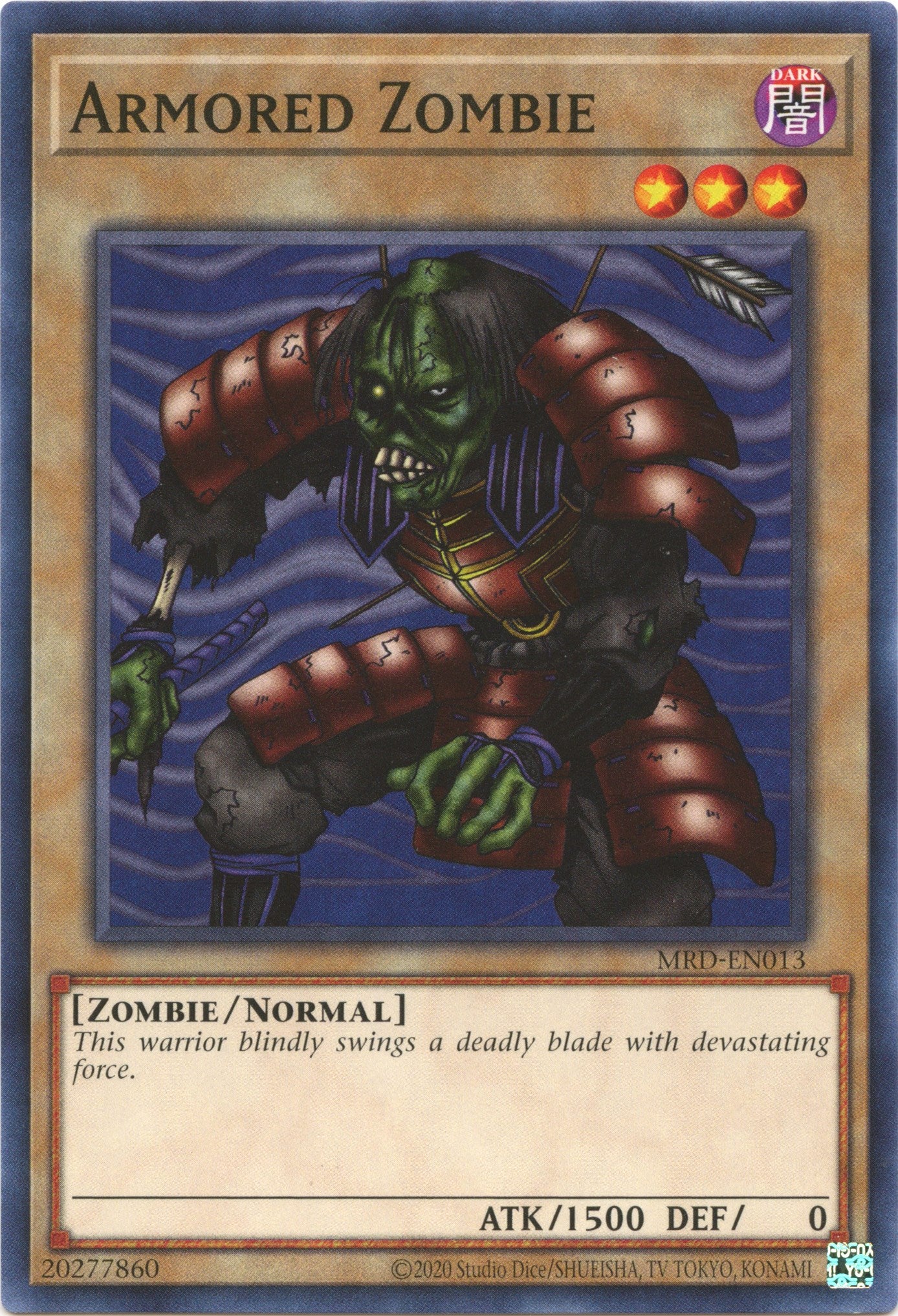 Armored Zombie (25th Anniversary) [MRD-EN013] Common | Shuffle n Cut Hobbies & Games