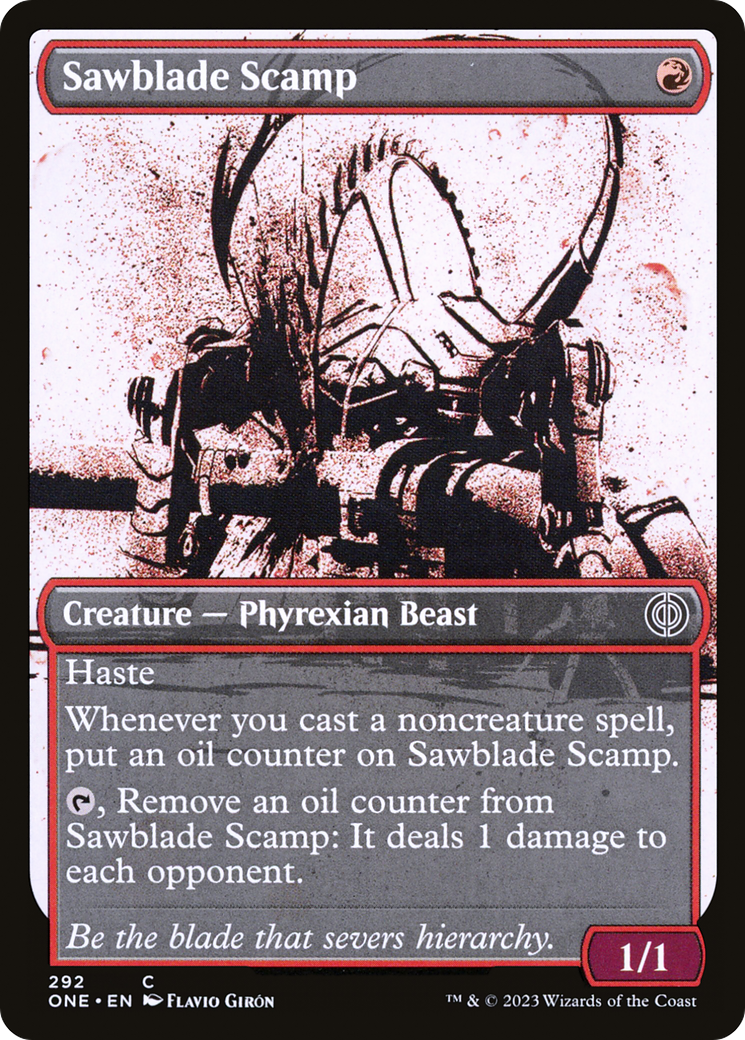 Sawblade Scamp (Showcase Ichor) [Phyrexia: All Will Be One] | Shuffle n Cut Hobbies & Games