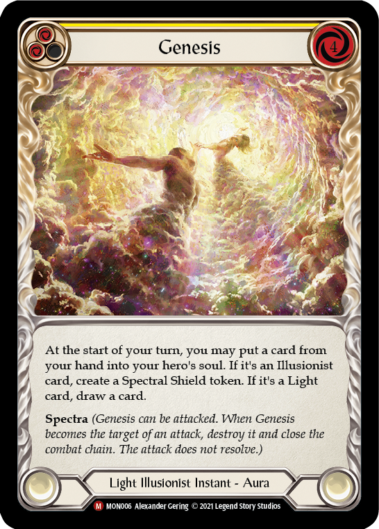 Genesis (Rainbow Foil) [MON006-RF] 1st Edition Rainbow Foil | Shuffle n Cut Hobbies & Games