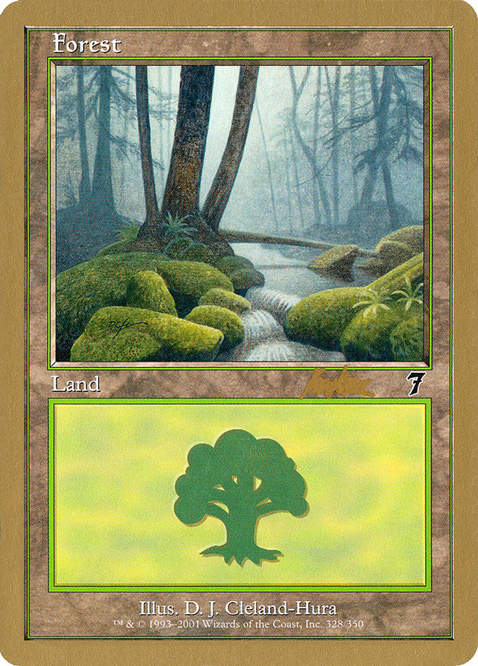 Forest (328) (Brian Kibler) [World Championship Decks 2002] | Shuffle n Cut Hobbies & Games