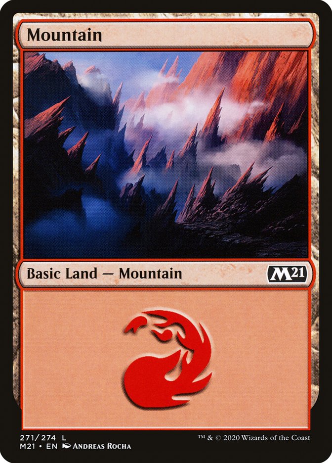 Mountain (271) [Core Set 2021] | Shuffle n Cut Hobbies & Games