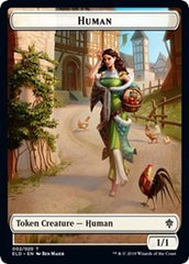 Human // Food (17) Double-Sided Token [Throne of Eldraine Tokens] | Shuffle n Cut Hobbies & Games