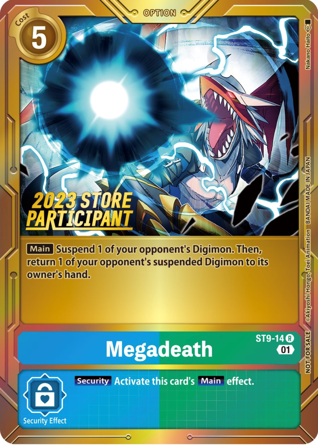 Megadeath [ST9-14] (2023 Store Participant) [Starter Deck: Ultimate Ancient Dragon Promos] | Shuffle n Cut Hobbies & Games