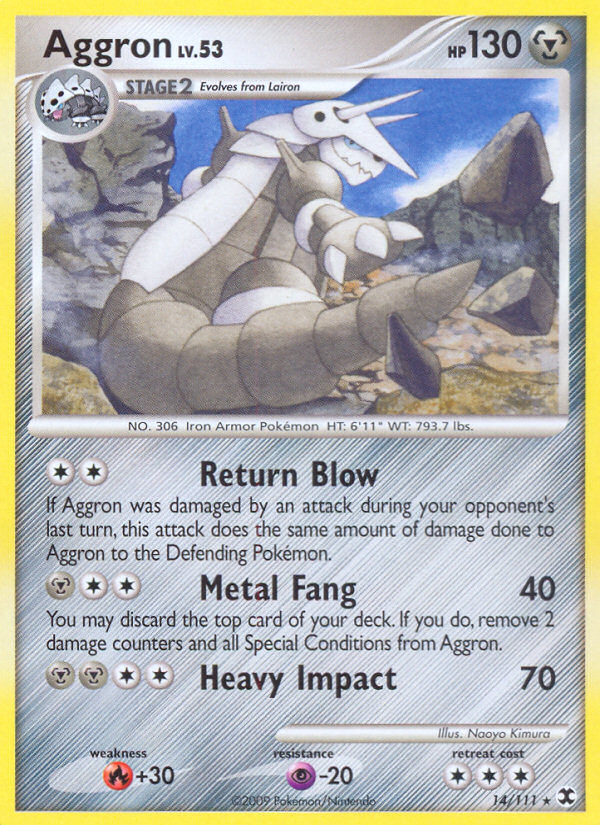 Aggron (14/111) [Platinum: Rising Rivals] | Shuffle n Cut Hobbies & Games