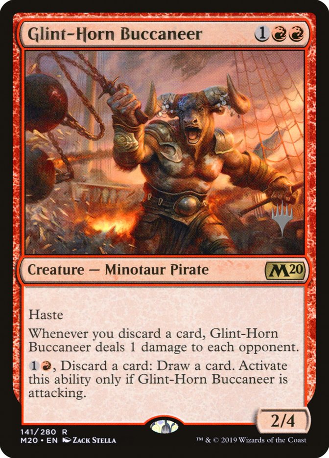 Glint-Horn Buccaneer (Promo Pack) [Core Set 2020 Promos] | Shuffle n Cut Hobbies & Games