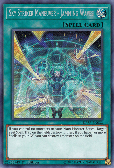 Sky Striker Maneuver - Jamming Waves! [DASA-EN032] Secret Rare | Shuffle n Cut Hobbies & Games