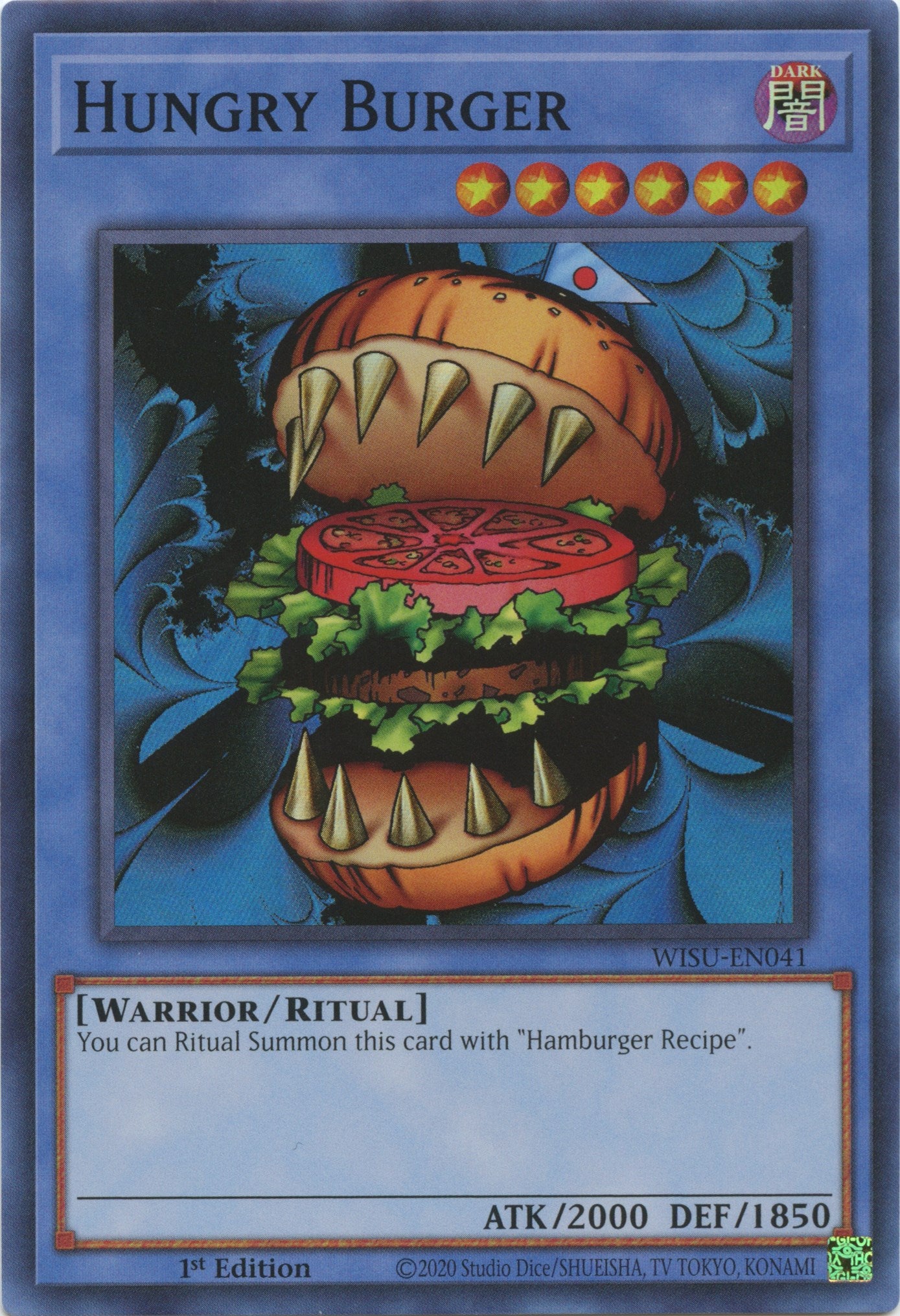 Hungry Burger [WISU-EN041] Super Rare | Shuffle n Cut Hobbies & Games