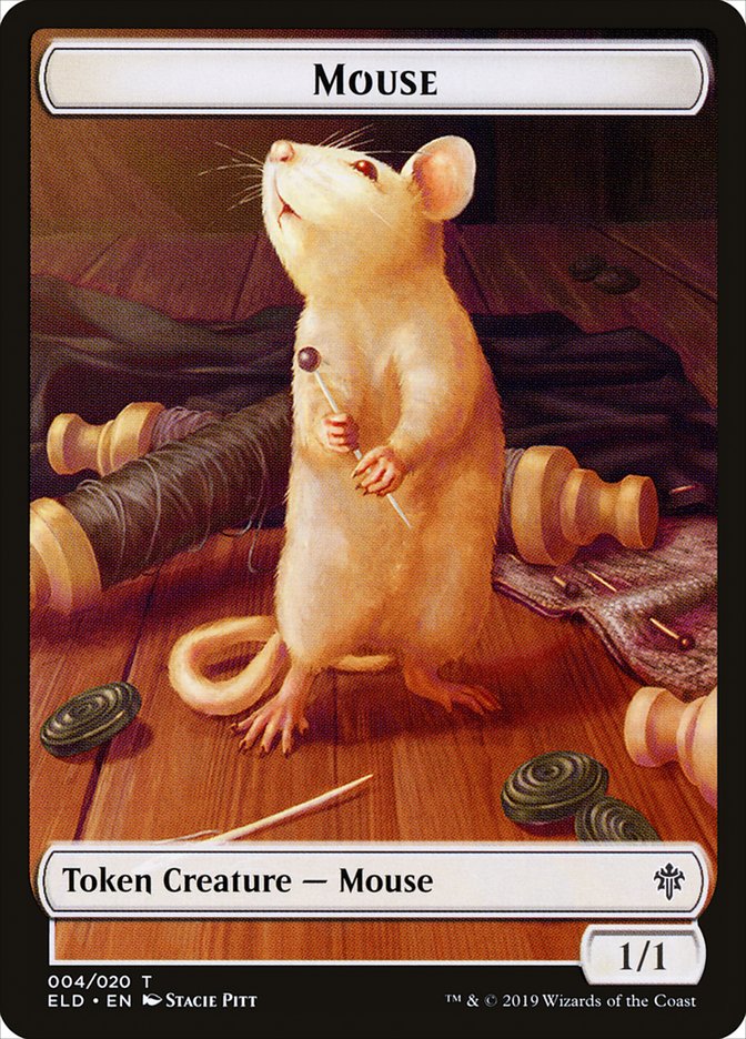 Mouse Token [Throne of Eldraine Tokens] | Shuffle n Cut Hobbies & Games