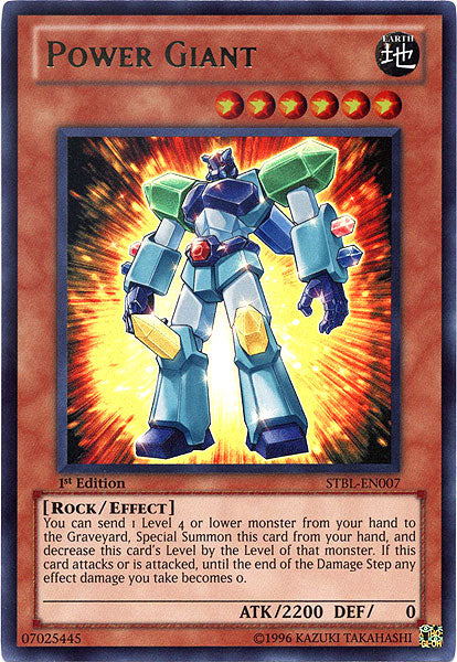 Power Giant [STBL-EN007] Ultra Rare | Shuffle n Cut Hobbies & Games