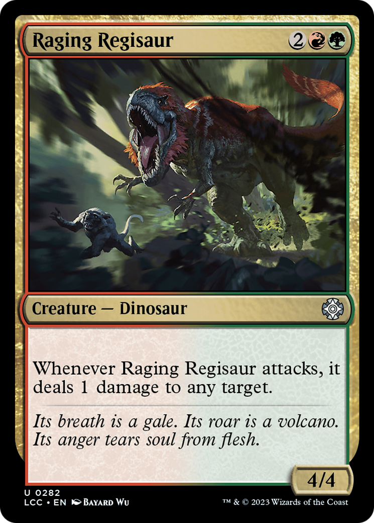 Raging Regisaur [The Lost Caverns of Ixalan Commander] | Shuffle n Cut Hobbies & Games