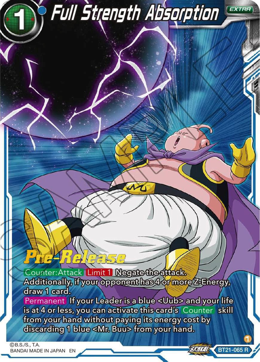 Full Strength Absorption (BT21-065) [Wild Resurgence Pre-Release Cards] | Shuffle n Cut Hobbies & Games