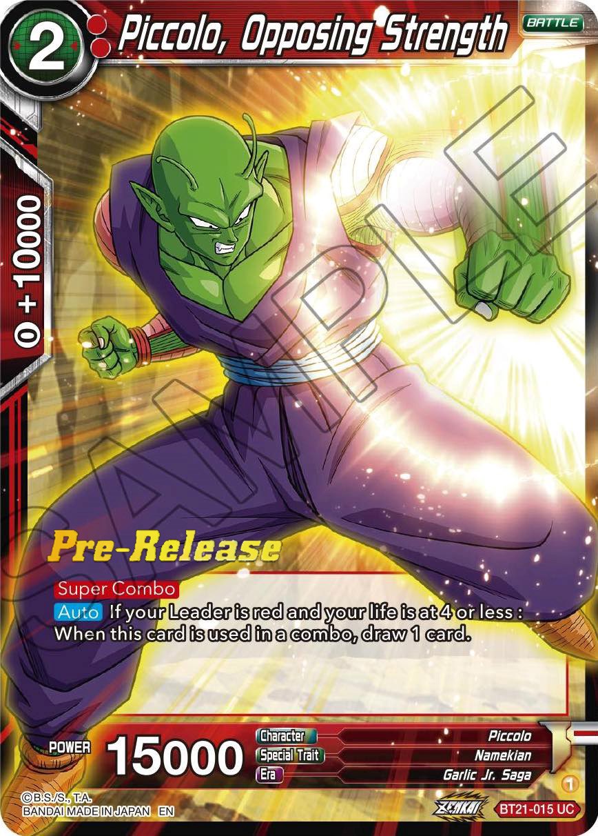 Piccolo, Opposing Strength (BT21-015) [Wild Resurgence Pre-Release Cards] | Shuffle n Cut Hobbies & Games