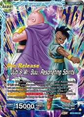 Uub // Uub & Mr. Buu, Resonating Spirits (BT21-034) [Wild Resurgence Pre-Release Cards] | Shuffle n Cut Hobbies & Games