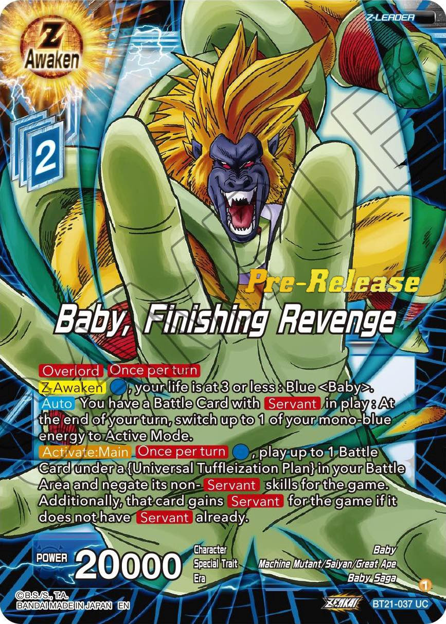 Baby, Finishing Revenge (BT21-037) [Wild Resurgence Pre-Release Cards] | Shuffle n Cut Hobbies & Games