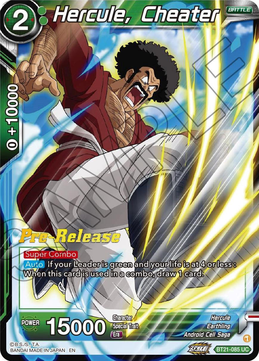 Hercule, Cheater (BT21-085) [Wild Resurgence Pre-Release Cards] | Shuffle n Cut Hobbies & Games