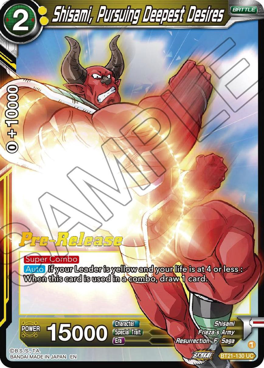 Shisami, Pursuing Deepest Desires (BT21-130) [Wild Resurgence Pre-Release Cards] | Shuffle n Cut Hobbies & Games