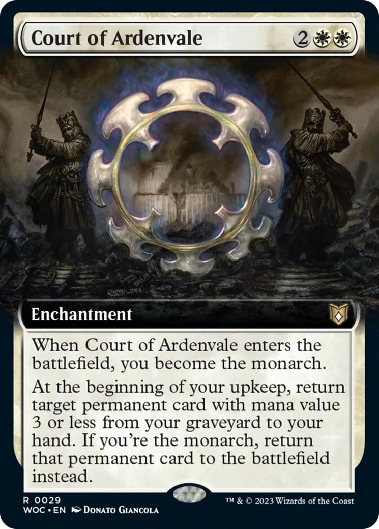 Court of Ardenvale (Extended Art) [Wilds of Eldraine Commander] | Shuffle n Cut Hobbies & Games