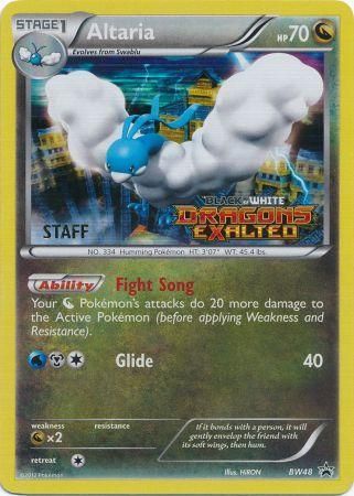 Altaria (BW48) (Staff Prerelease Promo) [Black & White: Black Star Promos] | Shuffle n Cut Hobbies & Games