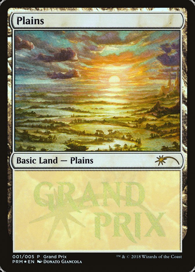 Plains (2018) [Grand Prix Promos] | Shuffle n Cut Hobbies & Games