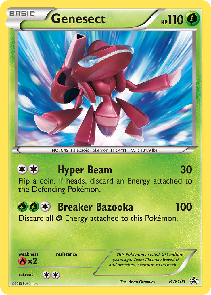 Genesect (BW101) [Black & White: Black Star Promos] | Shuffle n Cut Hobbies & Games