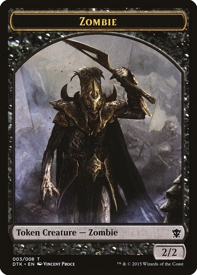 Zombie Token [Dragons of Tarkir Tokens] | Shuffle n Cut Hobbies & Games