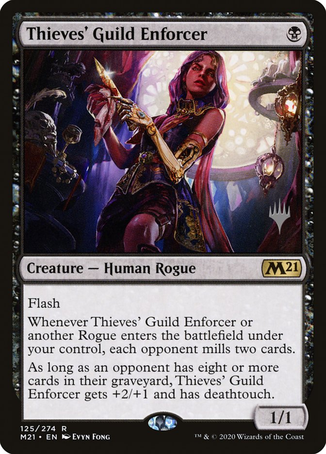 Thieves' Guild Enforcer (Promo Pack) [Core Set 2021 Promos] | Shuffle n Cut Hobbies & Games