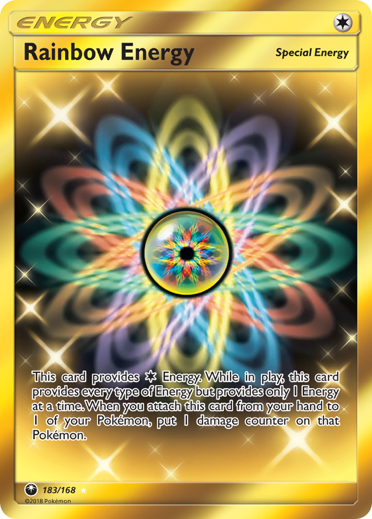 Rainbow Energy (183/168) [Sun & Moon: Celestial Storm] | Shuffle n Cut Hobbies & Games