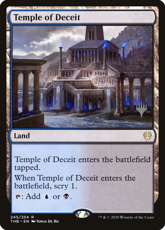 Temple of Deceit (Promo Pack) [Theros Beyond Death Promos] | Shuffle n Cut Hobbies & Games