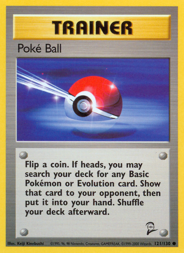 Poke Ball (121/130) [Base Set 2] | Shuffle n Cut Hobbies & Games