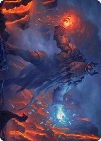 Aegar, the Freezing Flame Art Card [Kaldheim Art Series] | Shuffle n Cut Hobbies & Games