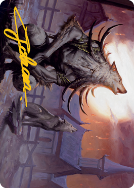 Lord of the Ulvenwald Art Card (Gold-Stamped Signature) [Innistrad: Midnight Hunt Art Series] | Shuffle n Cut Hobbies & Games