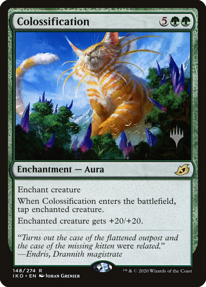 Colossification (Promo Pack) [Ikoria: Lair of Behemoths Promos] | Shuffle n Cut Hobbies & Games