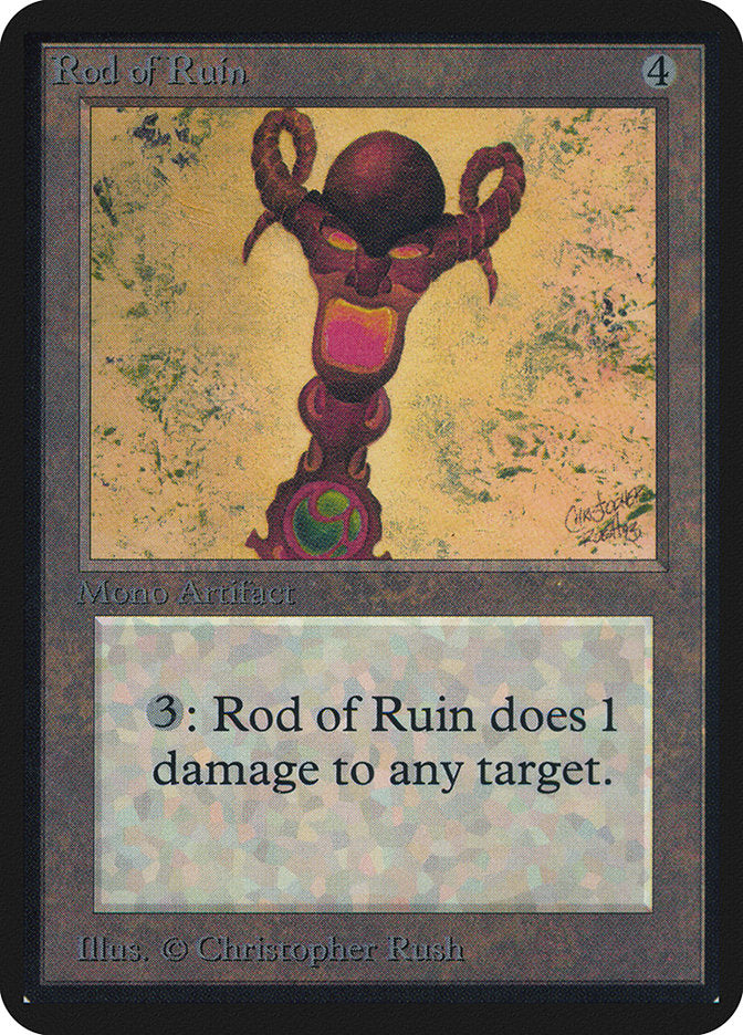 Rod of Ruin [Alpha Edition] | Shuffle n Cut Hobbies & Games