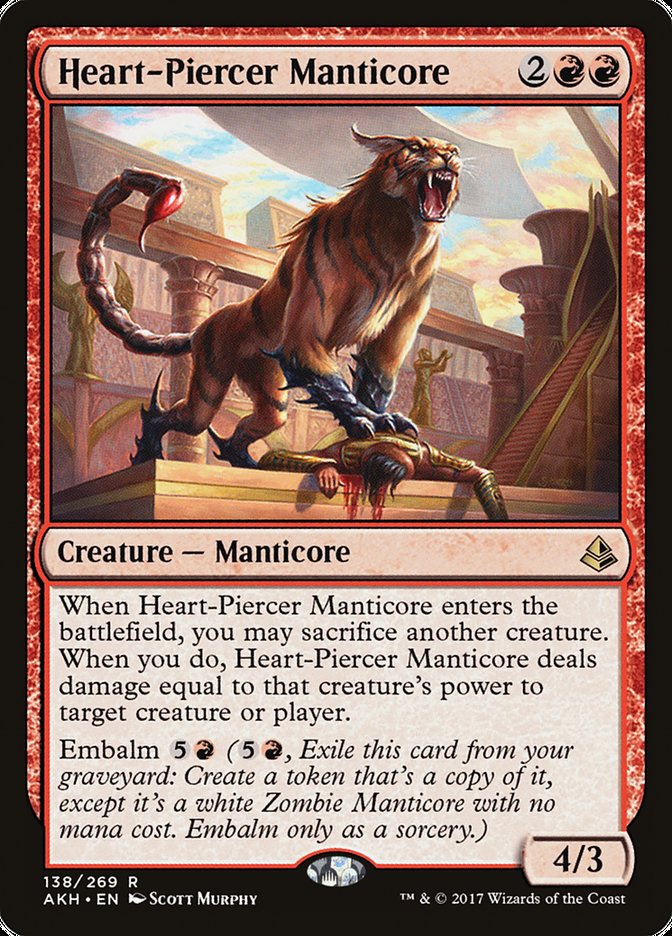 Heart-Piercer Manticore [Amonkhet] | Shuffle n Cut Hobbies & Games