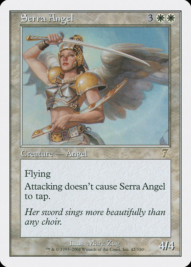 Serra Angel [Seventh Edition] | Shuffle n Cut Hobbies & Games