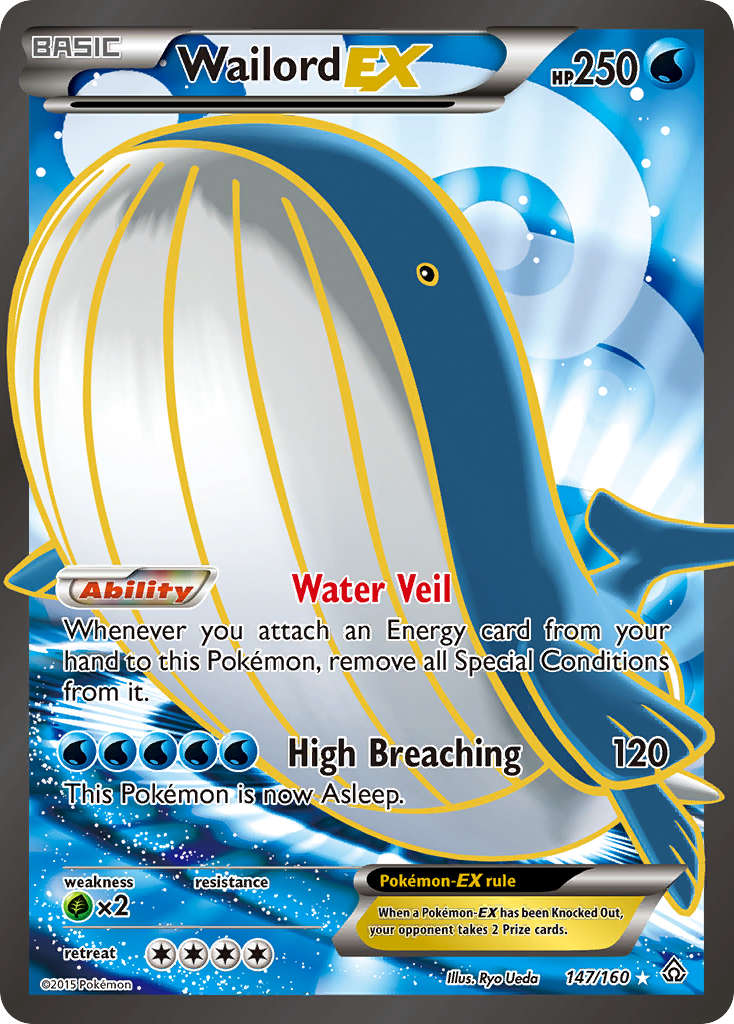 Wailord EX (147/160) [XY: Primal Clash] | Shuffle n Cut Hobbies & Games