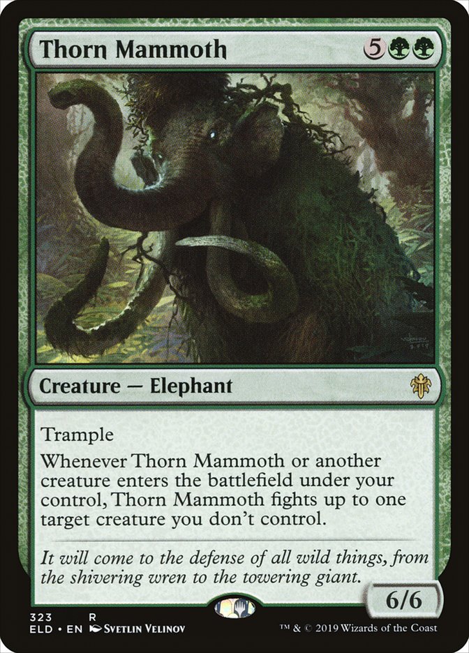 Thorn Mammoth [Throne of Eldraine] | Shuffle n Cut Hobbies & Games
