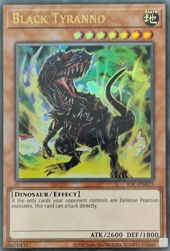 Black Tyranno (25th Anniversary) [IOC-EN075] Ultra Rare | Shuffle n Cut Hobbies & Games