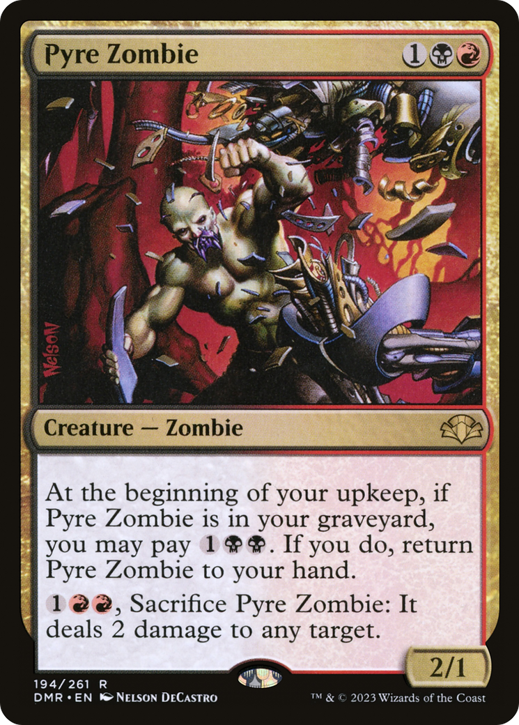 Pyre Zombie [Dominaria Remastered] | Shuffle n Cut Hobbies & Games