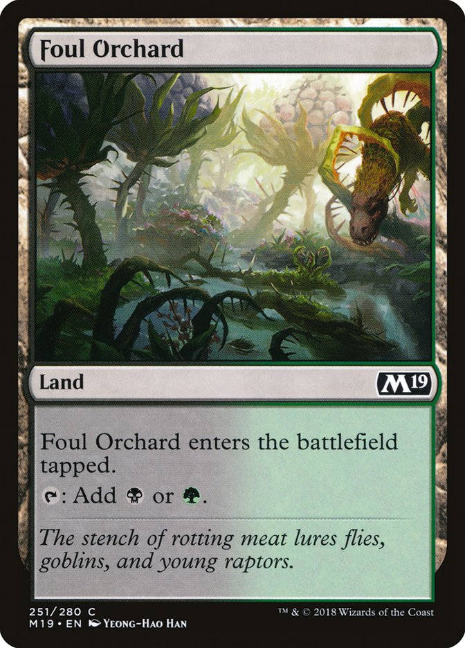 Foul Orchard [Core Set 2019] | Shuffle n Cut Hobbies & Games