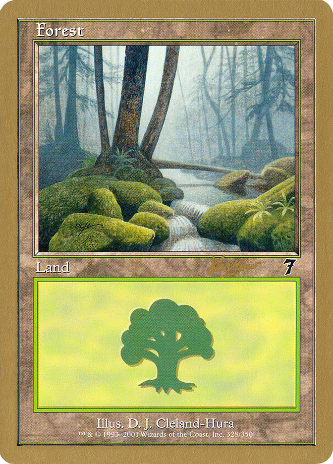 Forest (328) (Sim Han How) [World Championship Decks 2002] | Shuffle n Cut Hobbies & Games