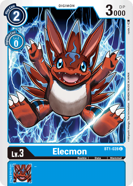 Elecmon [BT1-028] [Release Special Booster Ver.1.0] | Shuffle n Cut Hobbies & Games