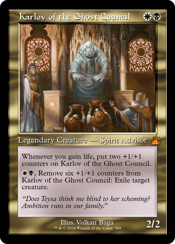 Karlov of the Ghost Council (Retro Frame) [Ravnica Remastered] | Shuffle n Cut Hobbies & Games