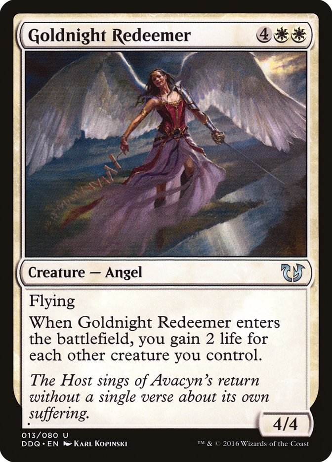 Goldnight Redeemer [Duel Decks: Blessed vs. Cursed] | Shuffle n Cut Hobbies & Games