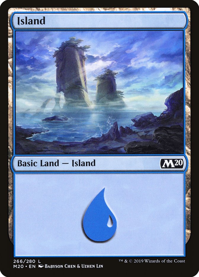 Island (266) [Core Set 2020] | Shuffle n Cut Hobbies & Games