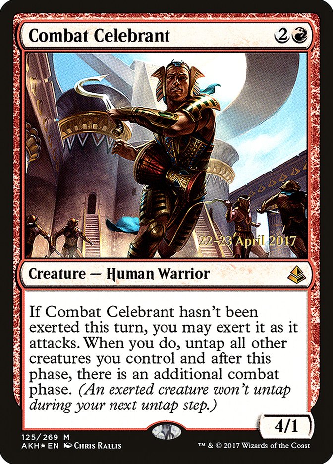 Combat Celebrant [Amonkhet Prerelease Promos] | Shuffle n Cut Hobbies & Games