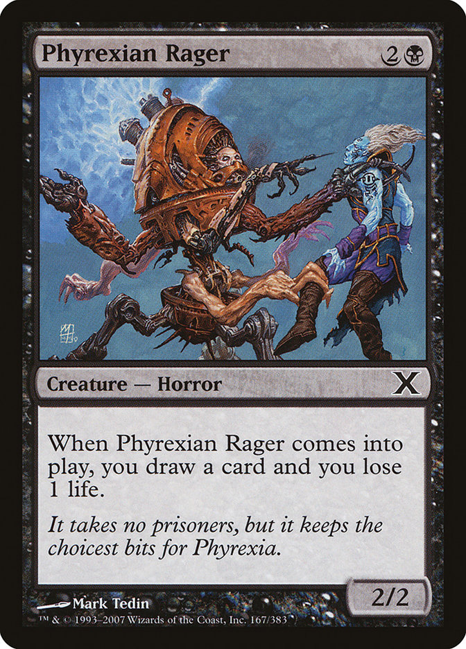 Phyrexian Rager [Tenth Edition] | Shuffle n Cut Hobbies & Games