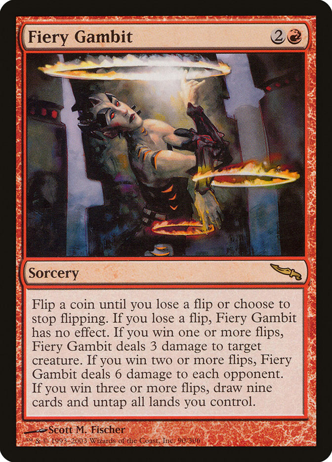 Fiery Gambit [Mirrodin] | Shuffle n Cut Hobbies & Games