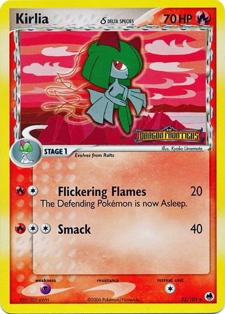 Kirlia (33/101) (Delta Species) (Stamped) [EX: Dragon Frontiers] | Shuffle n Cut Hobbies & Games